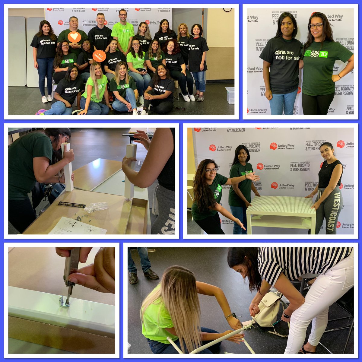 Human trafficking is on the rise in peel.Yesterday was an eye opener for me attending the Neighbourhood Day of Care.Also, we built ikea furniture 4 a girls school that they have been providing support to.We were proud to be part of this.@EFry_PeelHalton #girlsarenotforsale