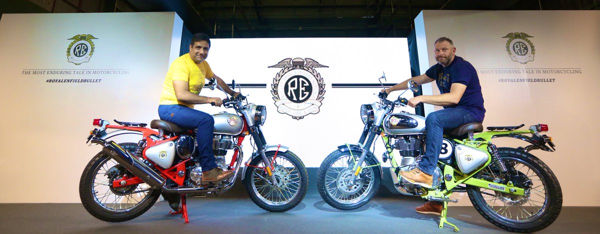 Vimalsumbly's tweet photo. The most enduring tale of Motorcycling comes alive in Thailand, with the launch of @royalenfield #BulletTrials 500
Growing the tribe with another iconic story from of history.
#LimitedEdition
210 units only https://t.co/OwlIBa6R5K