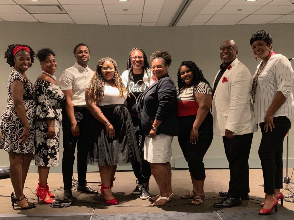 Monique21059740's tweet photo. Spoken Praise in Detroit at the New Artist Showcase! It was an AWESOME experience 
#THOMASDORSEYCONVENTION#SPOKENPRAISE#I'VEGOTTHEVICTORY#GODISTAKINGUSTOHIGHERHEIGHTS https://t.co/tV6P9PHXVq