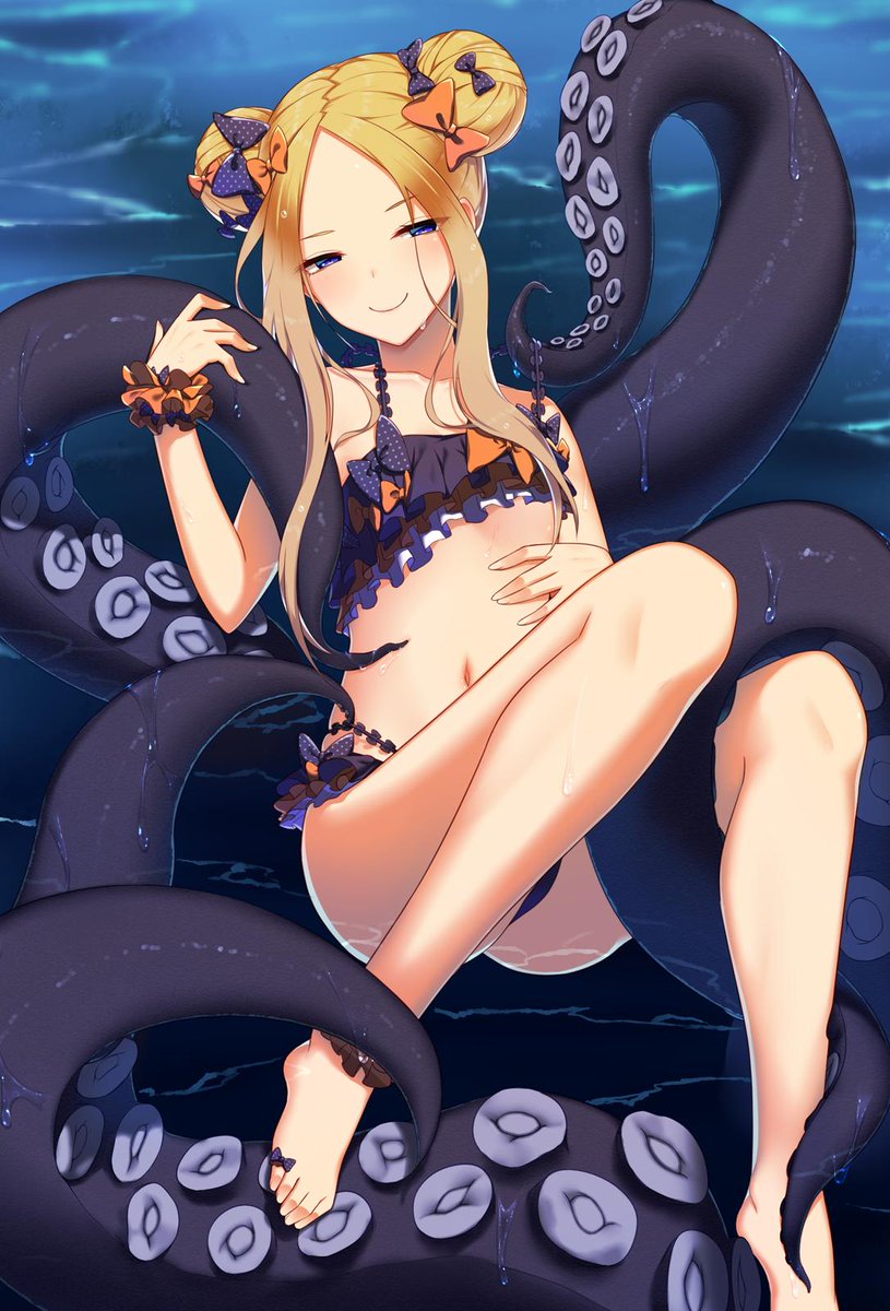 異端なるセイレム|アビゲイル(Fate) 「アビーの水着を描きたかった。
描いた。
 #FGO 」|クロティロ@お仕事募集中のイラスト
