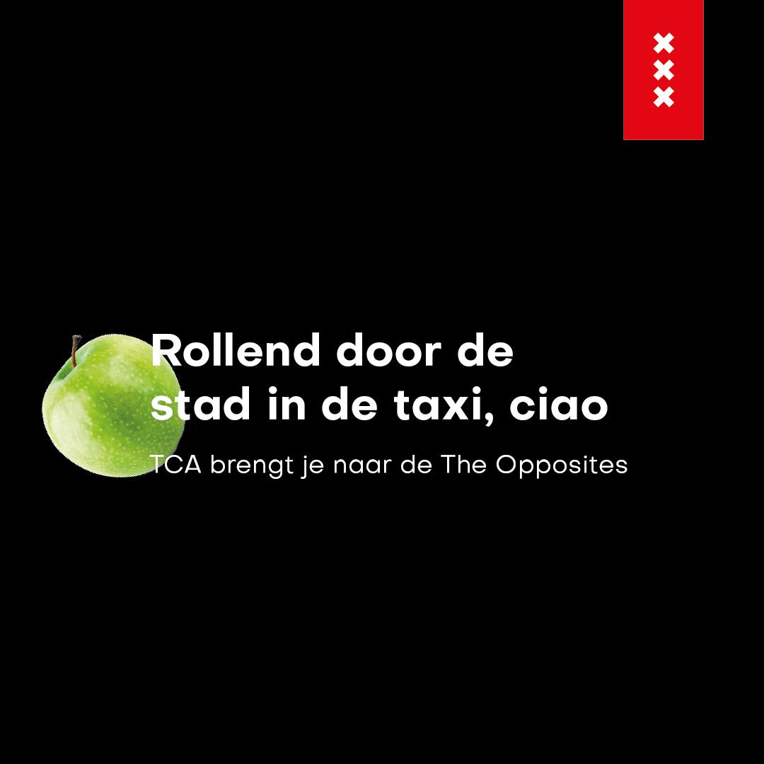 Naar Appelsap festival in Amsterdam? Boek je taxirit via onze app.