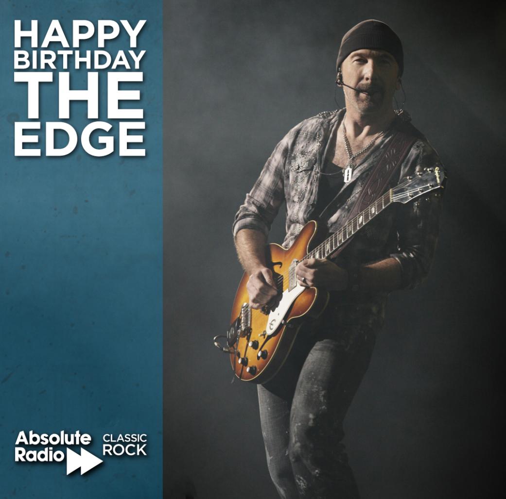 Happy birthday to the Edge! He s 58 today!   