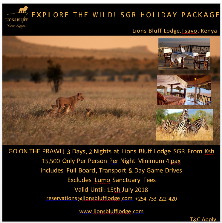 HelinaSafaris's tweet photo. Explore the Wild! SGR Holiday Package at Lions Bluff Lodge /Tsavo... https://t.co/TndpUBIVAi