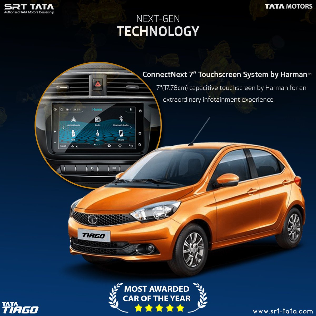SRTTataCbe's tweet photo. Young. Premium. Fun
The All-New Tiago
#SRTTataCbe #SRTTataCoimbatore #Driving #4Wheeler #Racing #Race #SRTTATA #SRTGroup #Tiago #TATATiago https://t.co/8gTBuiwjD9