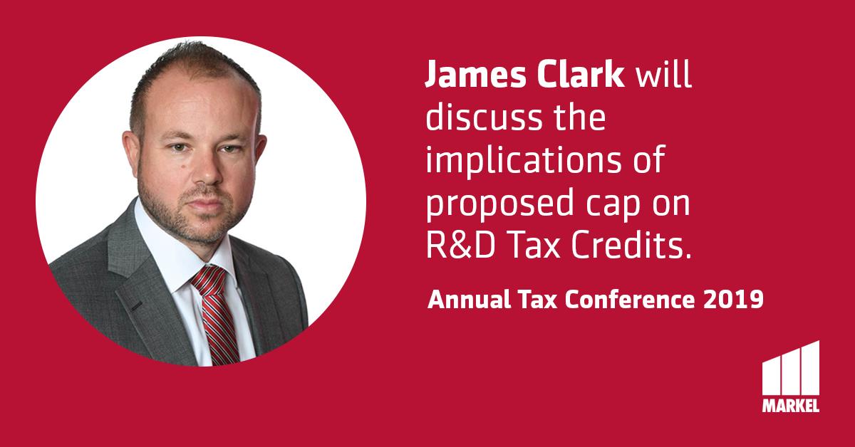 UK Government are proposing a cap on R&amp;D Tax Credits. James Clark will discuss the implications at our Annual Tax Conference. Register to attend now: buff.ly/2Kg7JHj