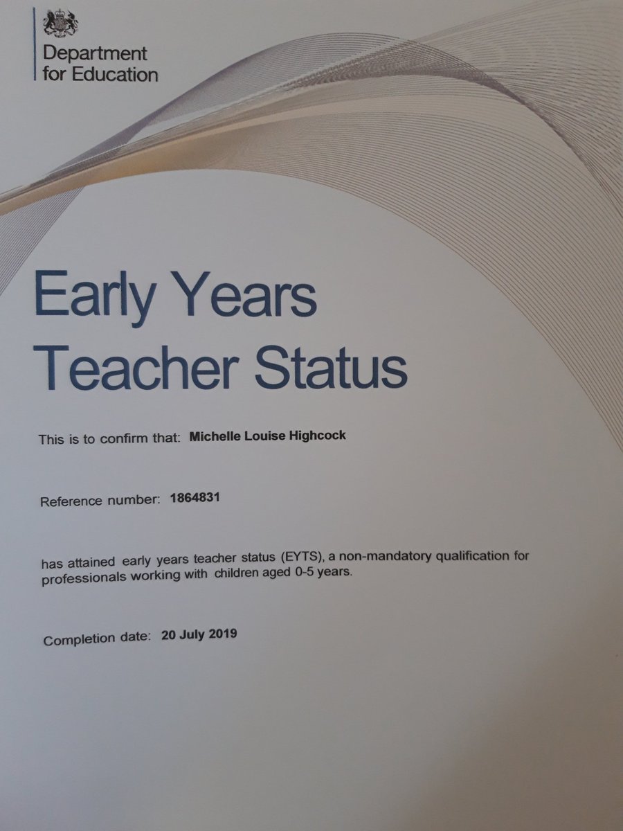 MrsHighcock's tweet image. It's official! I am an Early Years Teacher #proudmoment #workedhardforthis @parishschool1