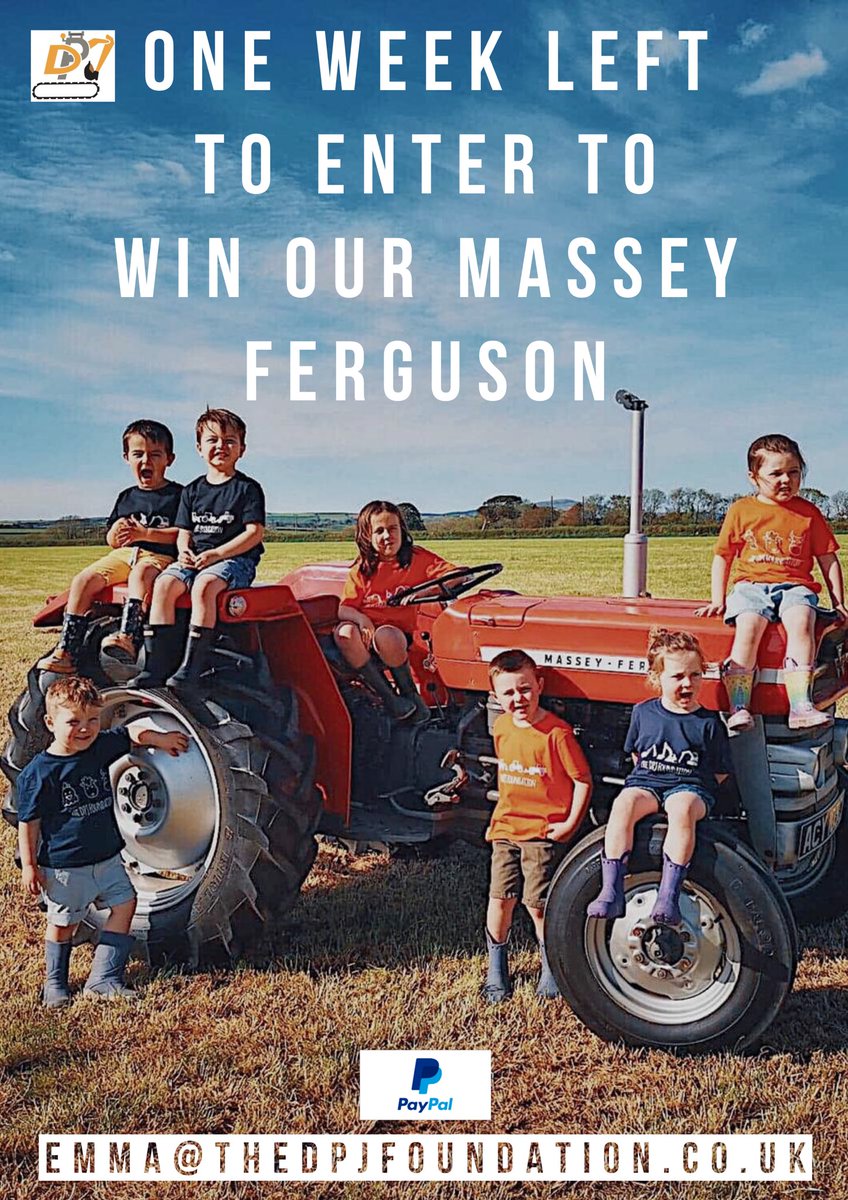 dpjfoundation's tweet photo. What would you do with our immaculate Massey Ferguson 135??
Inbox us for bank transfer
Or
Use PayPal address emma@thedpjfoundation.co.uk
- just leave your contact number in notes
🧡
#seeyouatthepembscountyshow
#imgoingtothepembscountyshow
#sharetheload
#thedpjfoundation https://t.co/GxEL2p0JhG