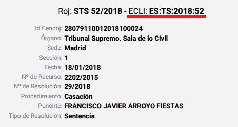 todojuristas's tweet image. ¿Sabes qué significan las siglas ECLI? #Jurisprudencia #ECLI