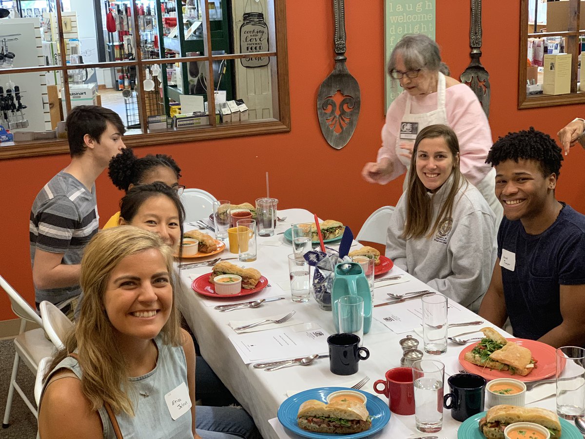 PittResLife's tweet photo. Day 2 of #PittCA Training offers some good eats!! BIG Thanks to Crate Kitchen for helping us prep to make healthy meals in our new building. No more PB&J late night for our residents! https://t.co/wqo6kO2kMN