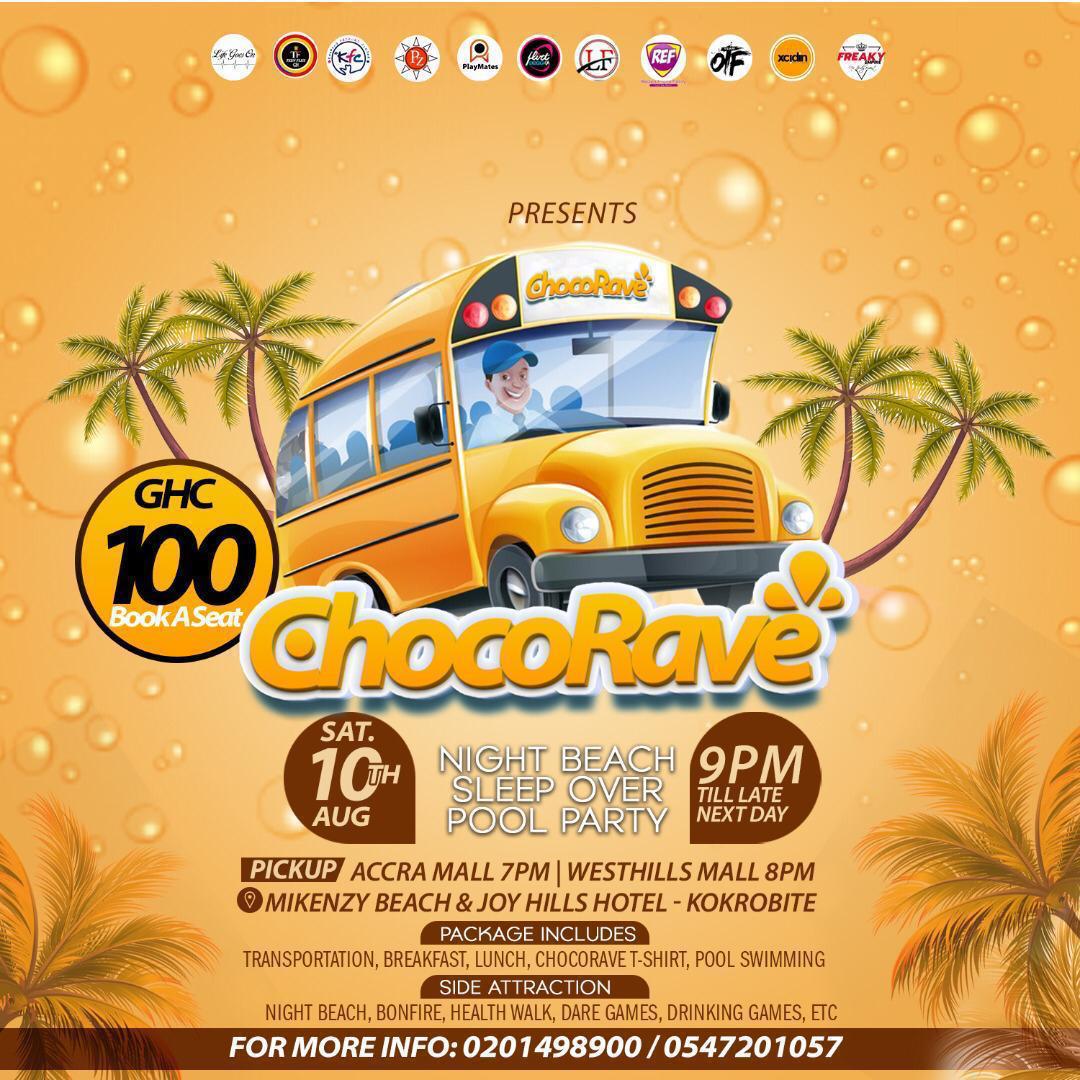 LoveFactoryGhTV's tweet photo. #ChocoRave🚍💦 is  Endowed with lots of amazing performances 🔥🔥🔥 I don’t want to add “and many more nu”😂😂😂cos it’s something something else 🤸🏽‍♂ 
2⃣DaysMore!!
@Abenapal @ProsperoGh @HangoutMaster @general_mystic @marinceomario https://t.co/grM1mh6srJ