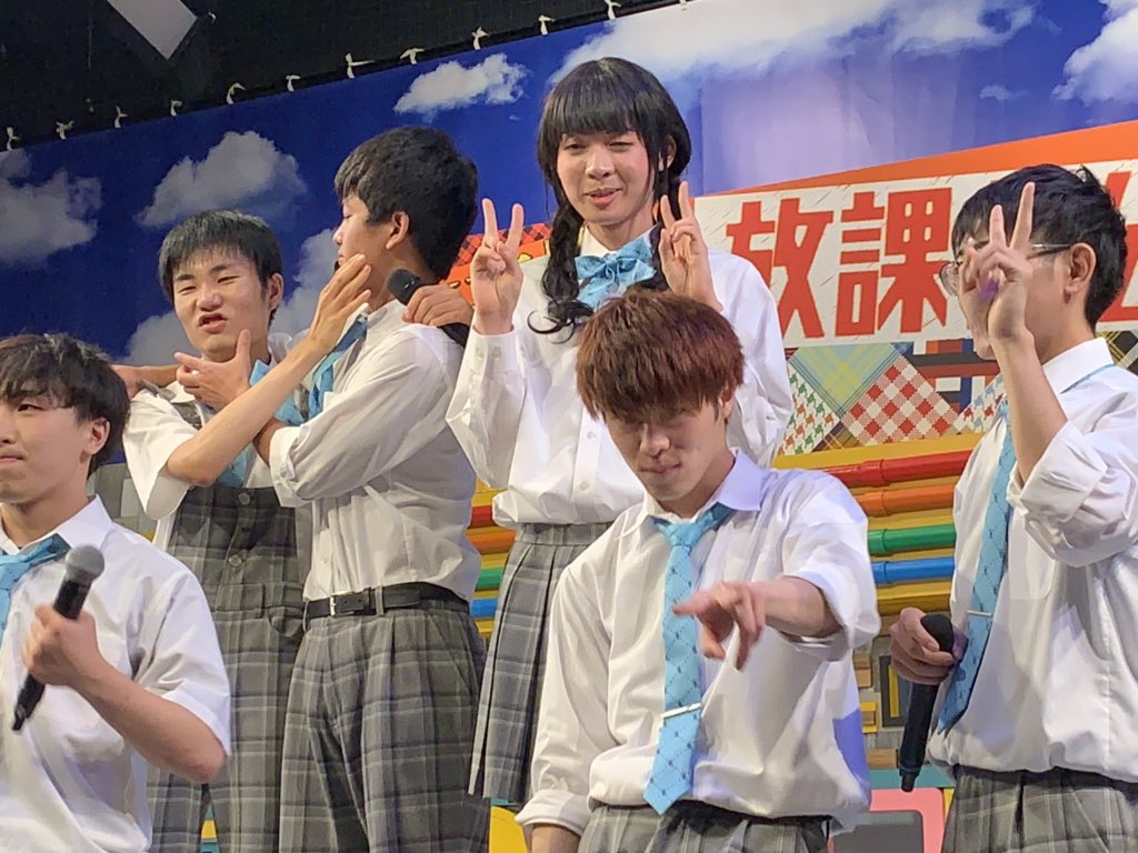 けんたろう 優子 ゆうちき 出口くんよりも奥のきめしゅんと森田くんが気になる 森田くん今日は終始笑顔がなかった 青春高校3年c組 青春高校3年c組スタジオ公演 男子公演 浅井優平 藤原侑也 出口晴臣 木目田俊 森田泰平 T Co
