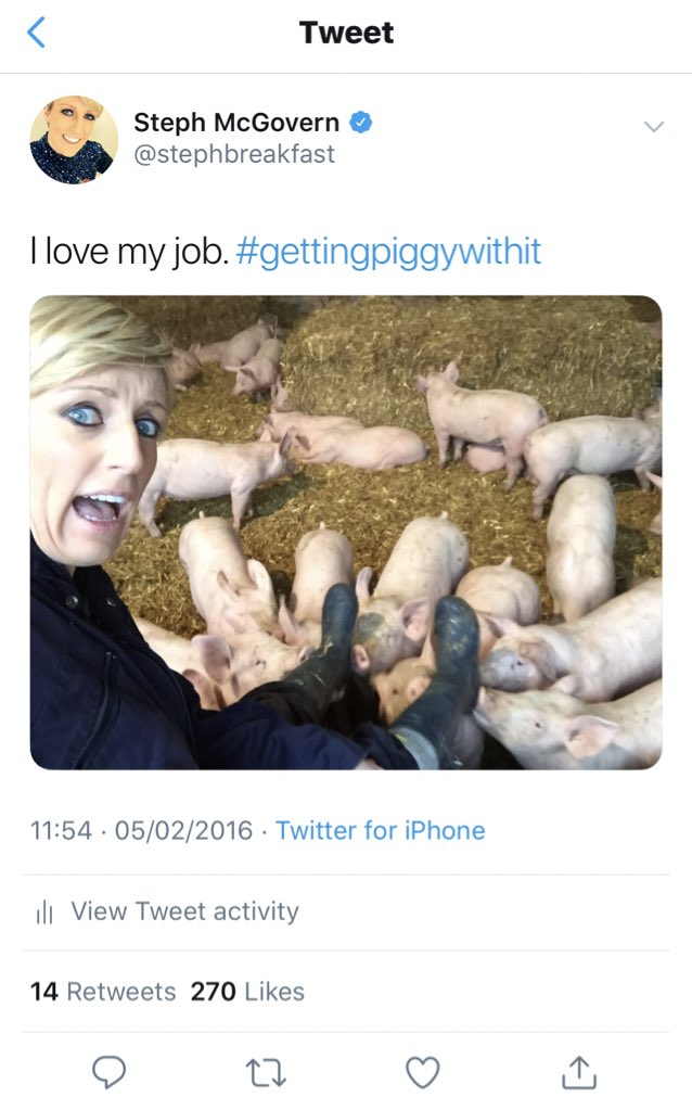StephLunch's tweet photo. I visit lots of farms as part of my job. So I just want to give a shout out to all the hardworking farmers running them. 👏#Farm24 https://t.co/ZWhGLmYQf5
