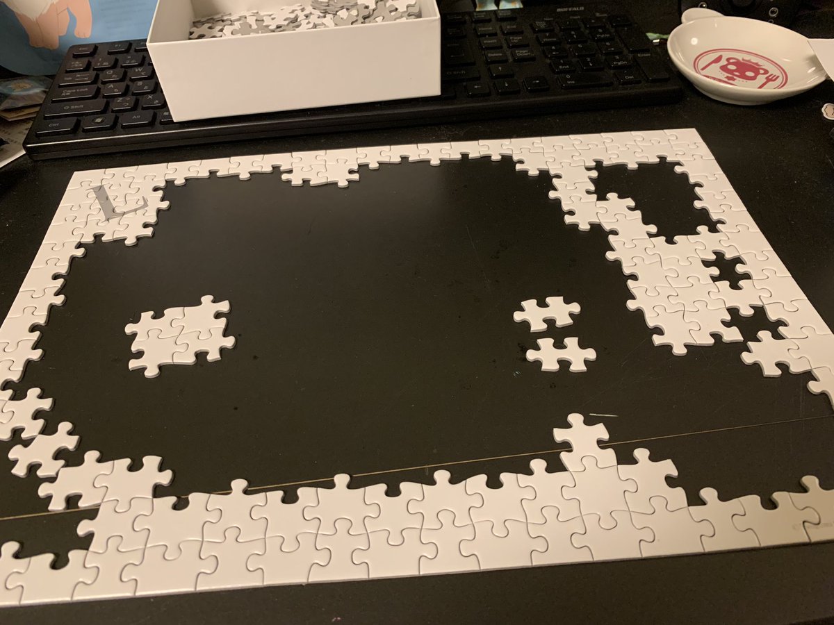 真っ白すぎてむずかしい…😫 