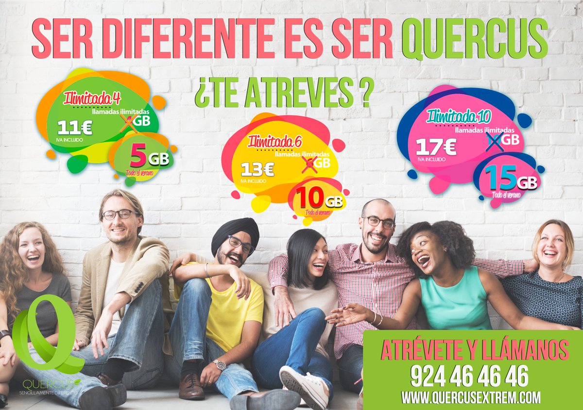 QExtrem's tweet photo. Nos encantan las personas auténticas, empoderadas y orgullosas de ser quienes quieren ser, por ello si eres de ese tipo de personas, estas muy cerca de ser QUERCUS!
Ven a vernos o llámanos
☎️ 924 46 46 46
📍 C/ Miguel Hernández, 5. Calamonte
#quercusextrem #calamonte #operador https://t.co/4qBwhNfIwv