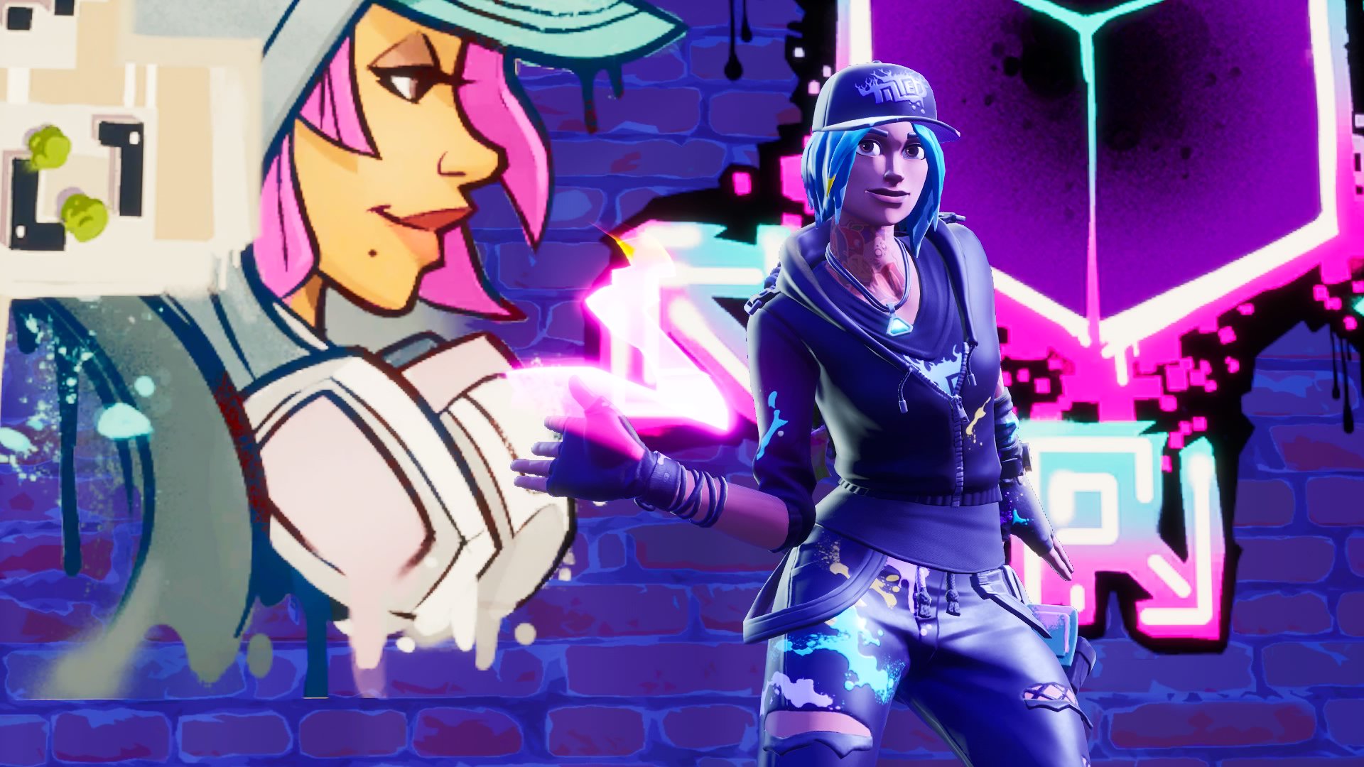 蓮 ティルテッドテクニーク Season Xバトルパス ティア23 染められちゃったね さぁ どうする Fortnite フォートナイト フォートナイトスクショ スキン撮影 バトリヴァ