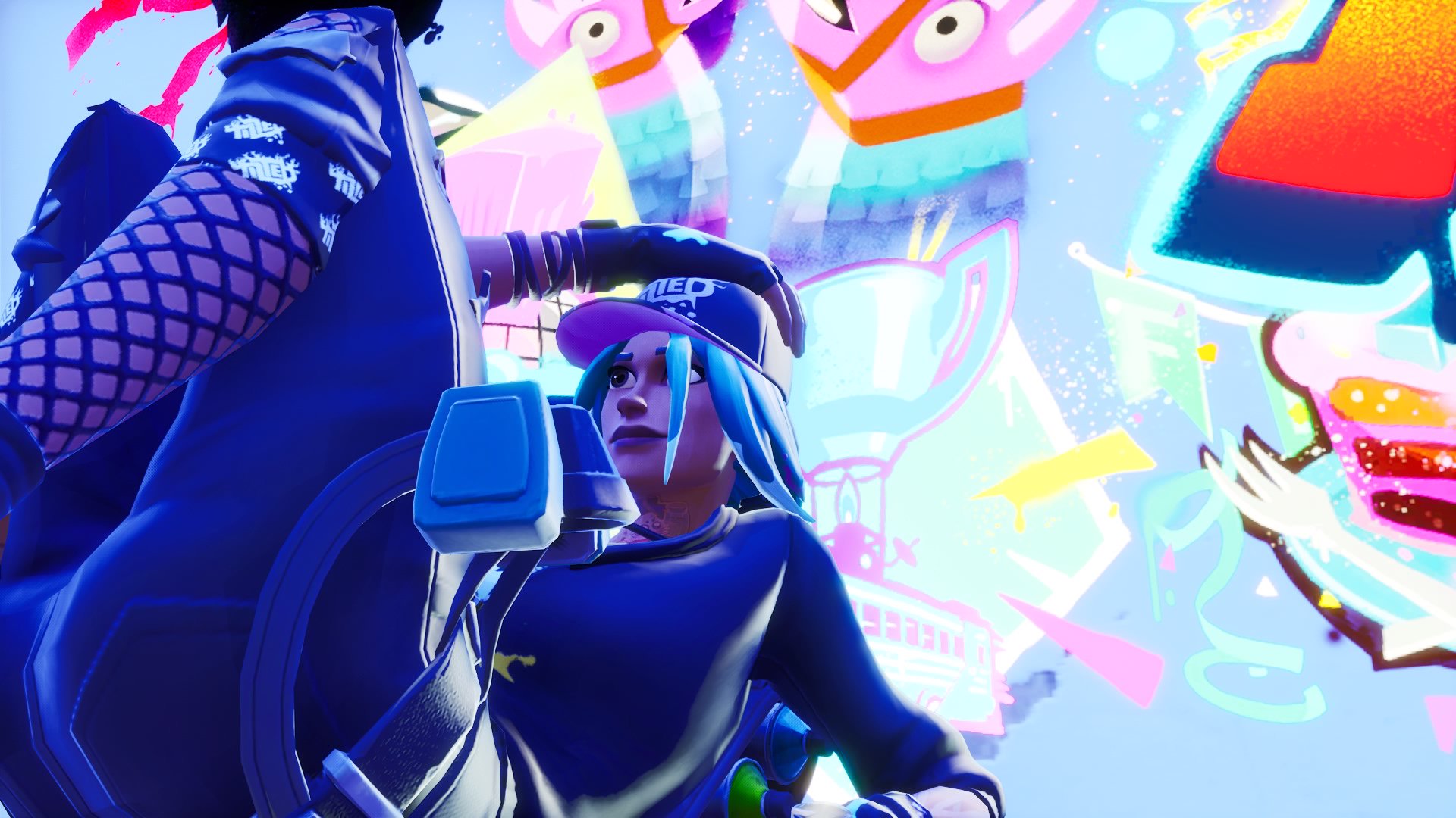 蓮 ティルテッドテクニーク Season Xバトルパス ティア23 染められちゃったね さぁ どうする Fortnite フォートナイト フォートナイトスクショ スキン撮影 バトリヴァ