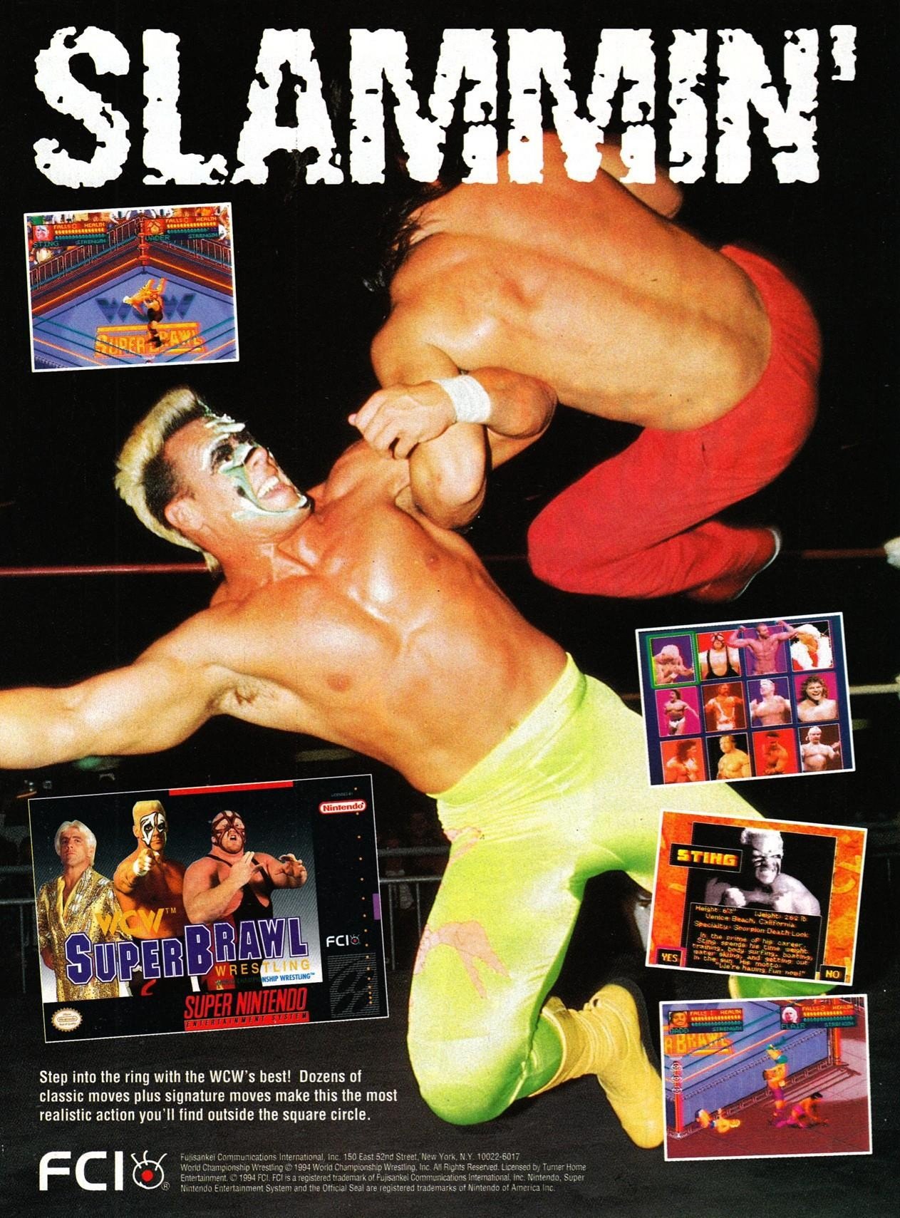 Wcw best sale superbrawl snes