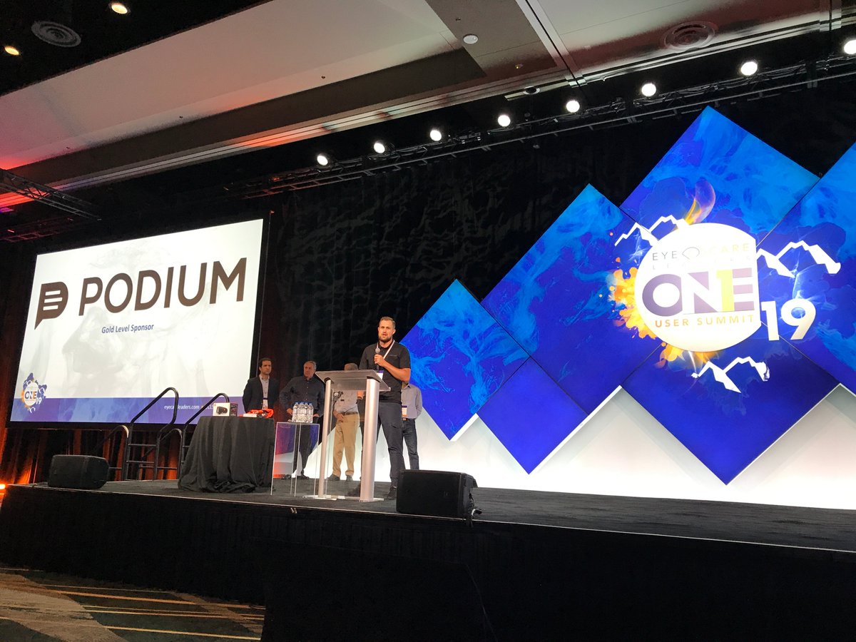 eyecareleaders's tweet photo. So thankful for #ECLSummit sponsors like @PodiumHQ for making this past weekend possible! https://t.co/XH82J53hZN