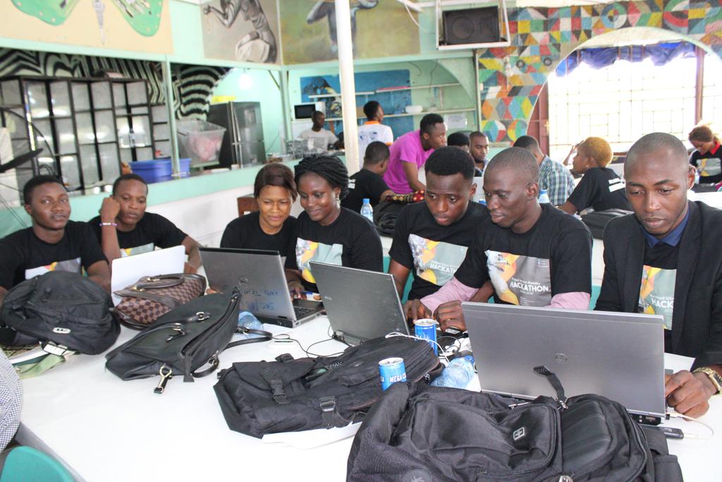 sensihub1's tweet photo. Final day of the Resilient Urban Hackathon, Freetown. The teams are busy preparing their presentation/prototypes of ideas on solutions to address Resilient Urban Mobility challenges in Freetown.
#Sensitechhub #hackathon #urbanmobilityhack #DSTI #MoTA #worldbank #gfdrr #tech https://t.co/BnKmclIF88