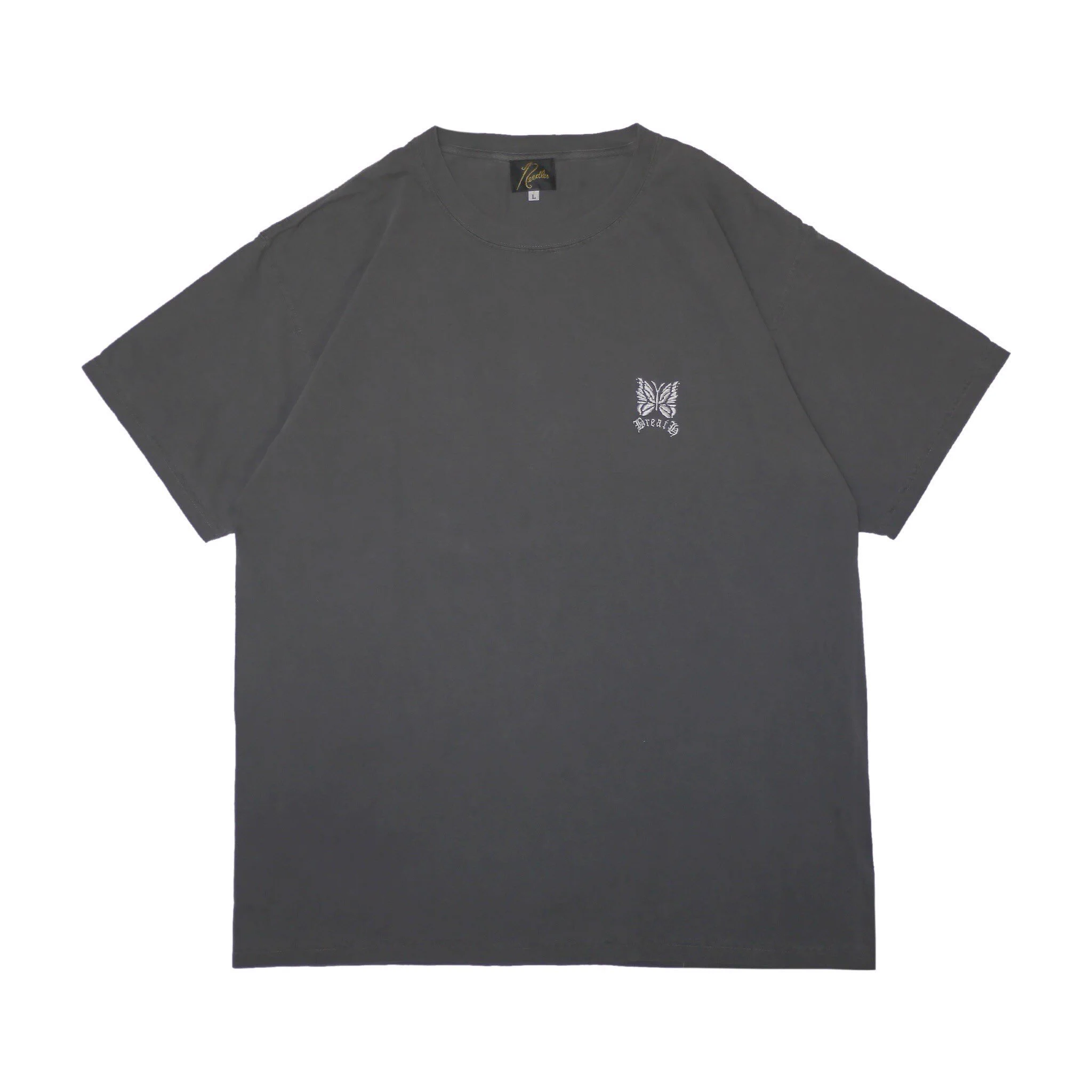 Needles BADHOP グレー XL Tシャツ 蝶の刺繍 BAD HOP on X: 