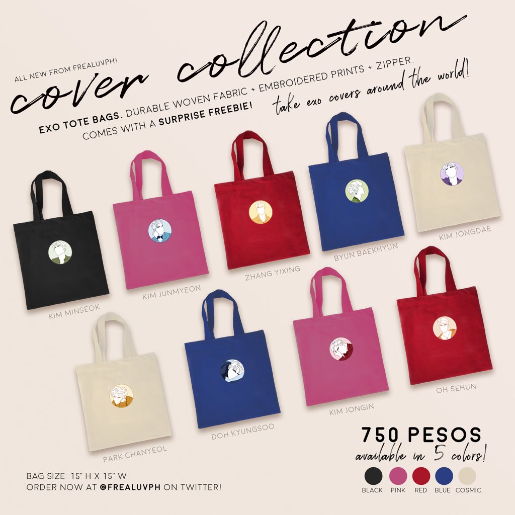 frealuvph's tweet photo. FREALUVPH COVER COLLECTION ✨
- exo bags, passport holders, and phone cases

deadline of orders: august 29
deadline of payment: august 30

order form: https://t.co/rAb5qKn3mZ
overseas GO, please dm!! 💌

[click thread to view item details] 
#FrealuvCover https://t.co/HKhkQgwcuv