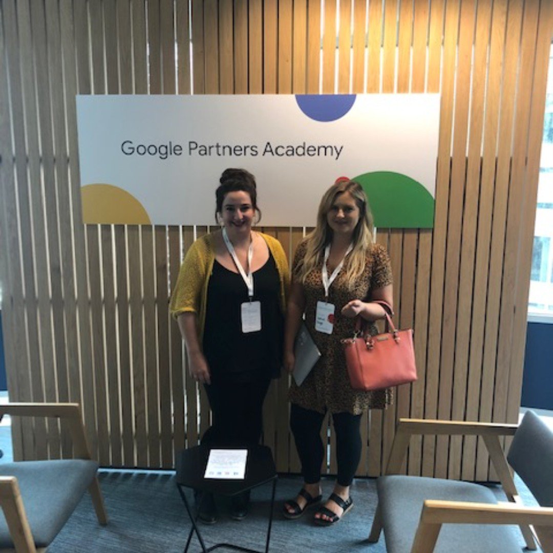 GlowwormDigital's tweet photo. #Throwback to  @rachypanda and @tongealong at the #GooglePartnersAcademy2019 training in #Manchester https://t.co/A2k8kII7vb