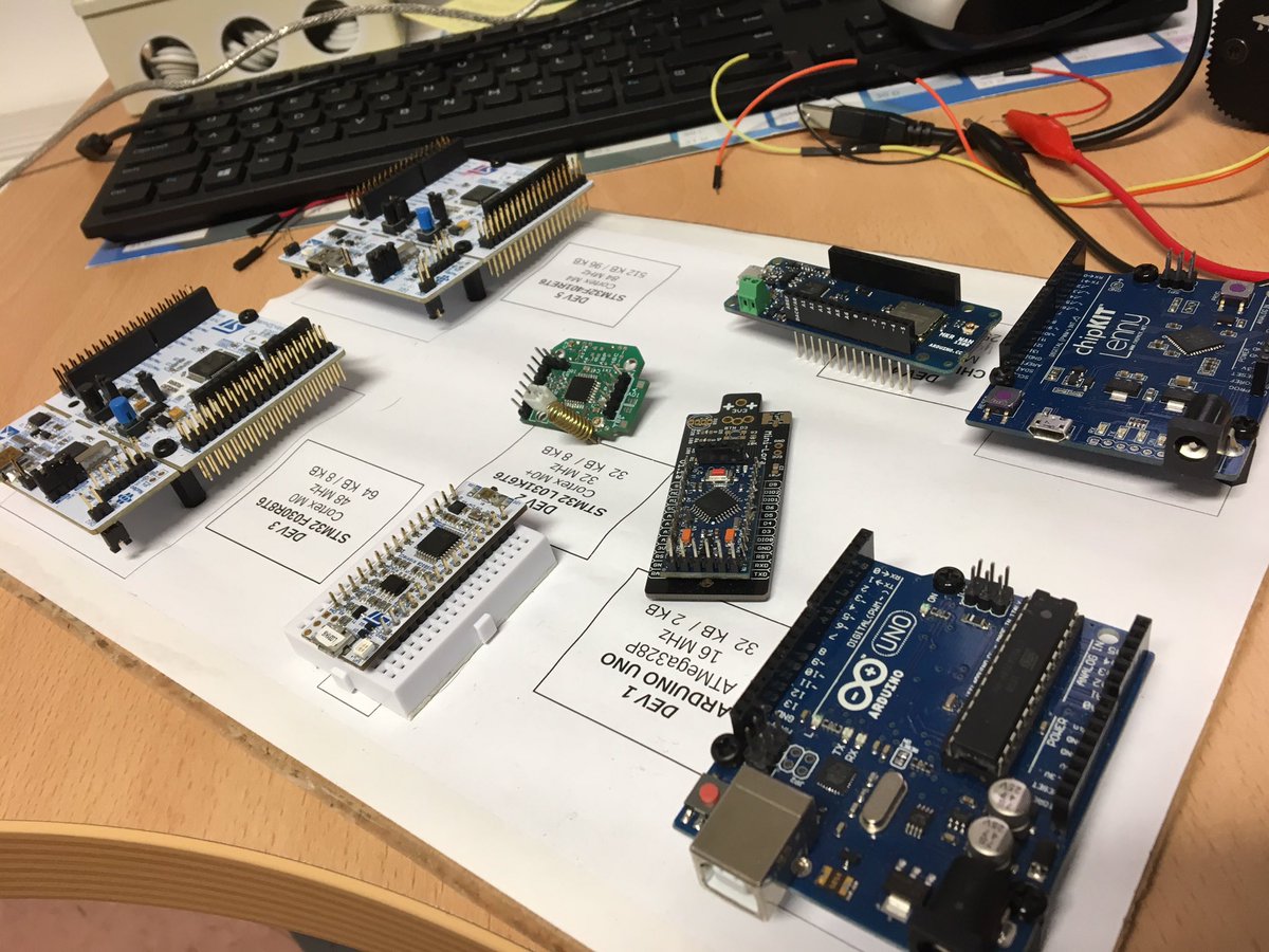 mpincheir's tweet image. Boards boards boards!!!! #IoT #arduinoUnioR3 #arduinoProMini #arduinoMkrWan1300 #Nucleo32 #Nucleo64 #ChipkitLenny and @agriotlab custom board 🙂
