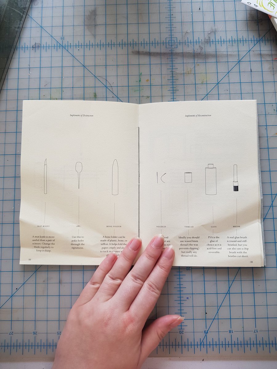 The first zine I ever read was printmaker and bookbinder Abigail Uhteg's "Bookbinding for Beginners", all the way back in 2006. I carried it with me like a talisman; it opened my world.