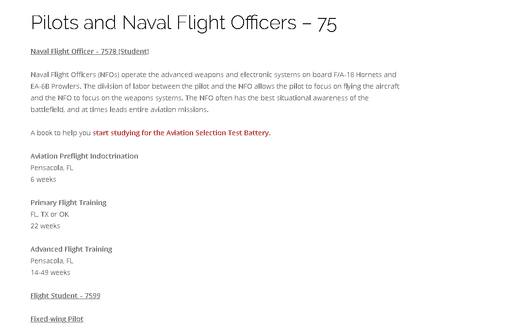 thedownrange_'s tweet photo. @ReenactorB @kmdrfarsight Their are Marine Pilots. https://t.co/7dfkO4P05V

Once you get to the list, hit CTRL+F then type in the word Pilot and it should take you straight to this part of the list. https://t.co/q1Aq5kHrey