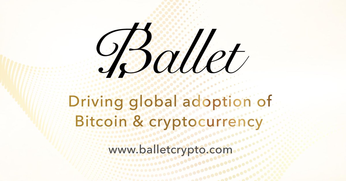 bobbyclee's tweet photo. Hi everyone, I’ve missed you! I’ve been away from @Twitter for many months, secretly working on a new stealth-mode startup called #Ballet

We aim to drive mass adoption of #Bitcoin &amp; cryptocurrency worldwide. Follow us: @BalletCrypto
Visit https://t.co/WXv4B0l5Zj for updates. https://t.co/GVE5c7Mrie