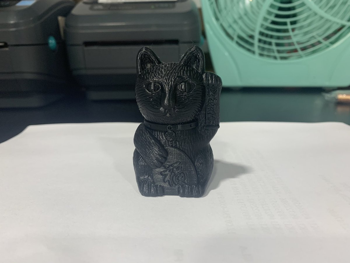 SirWhitewordPC's tweet photo. Finished product I think it turned out really well #first3dprint #ender3 https://t.co/nIXxtjp6oX