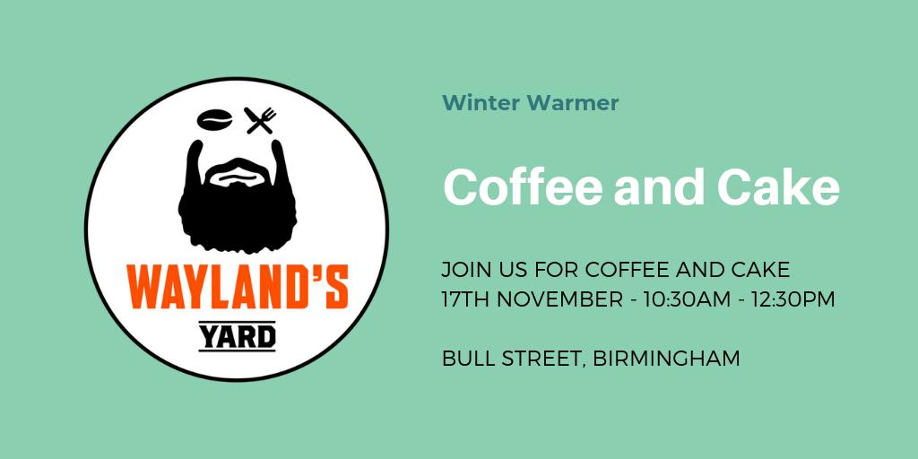 BHXevents's tweet photo. We're heading over to @waylandsyard in November for a coffee and a cake - want to join us?

#BrumBloggers #ukbloggers #bloggersbrunch @theclique_uk https://t.co/0EV6Blfsxi