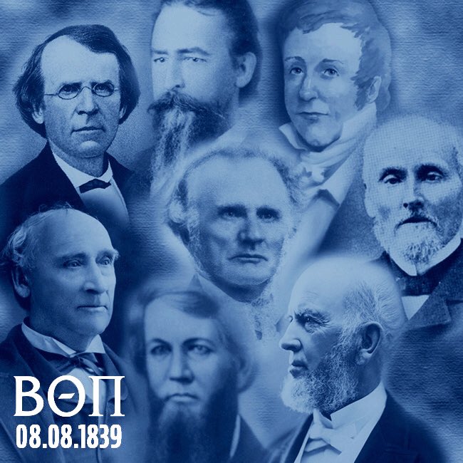 [Founders Day] “At nine o’clock on the evening of the eighth day of the eighth month of the year 1839 . . .” Happy Founders’ Day to the nearly 212,000 Betas across the globe who have followed the path those eight earnest young men set 180 years ago.