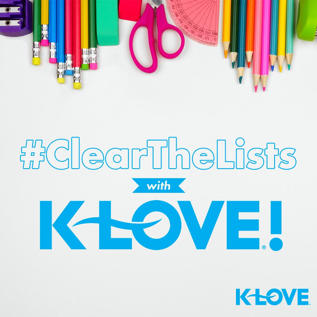 K Love Radio On Twitter Help K Love Clearthelists This Week