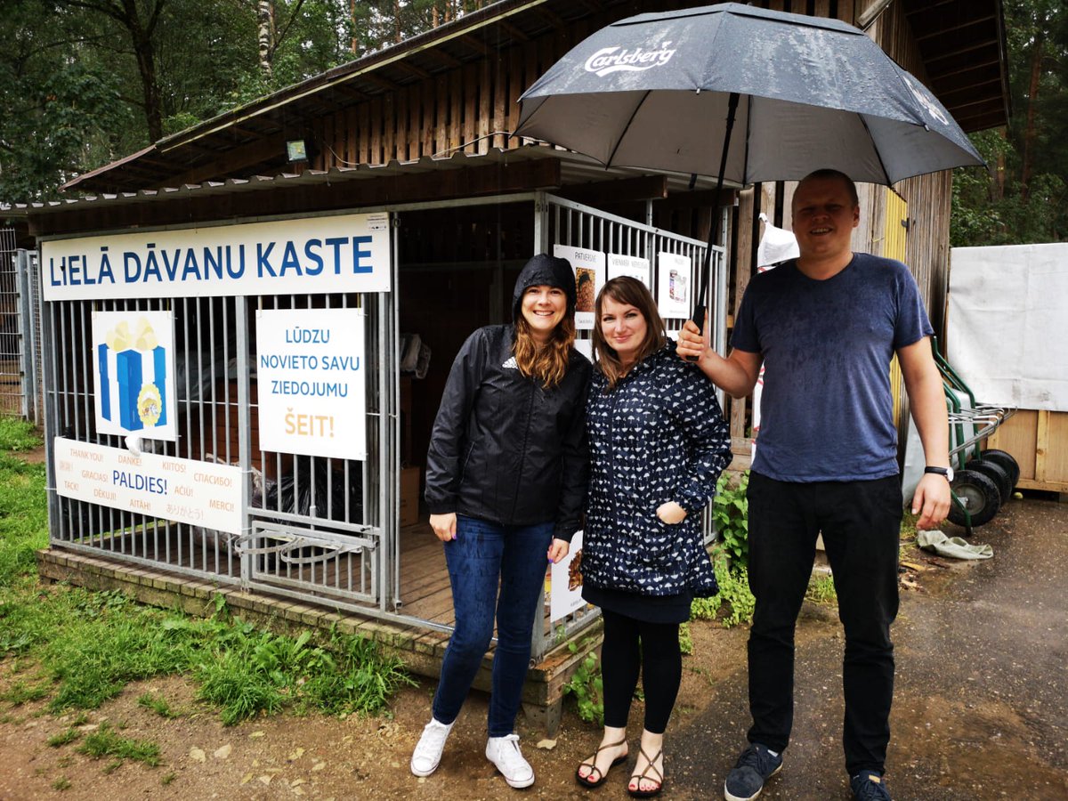 Paldies uzņēmumam <a href="/AldarisAlus/">Aldaris</a> par atvestajām dāvanām Ulubeles astaiņiem! #ulubele #nokillshelter #Paldies!