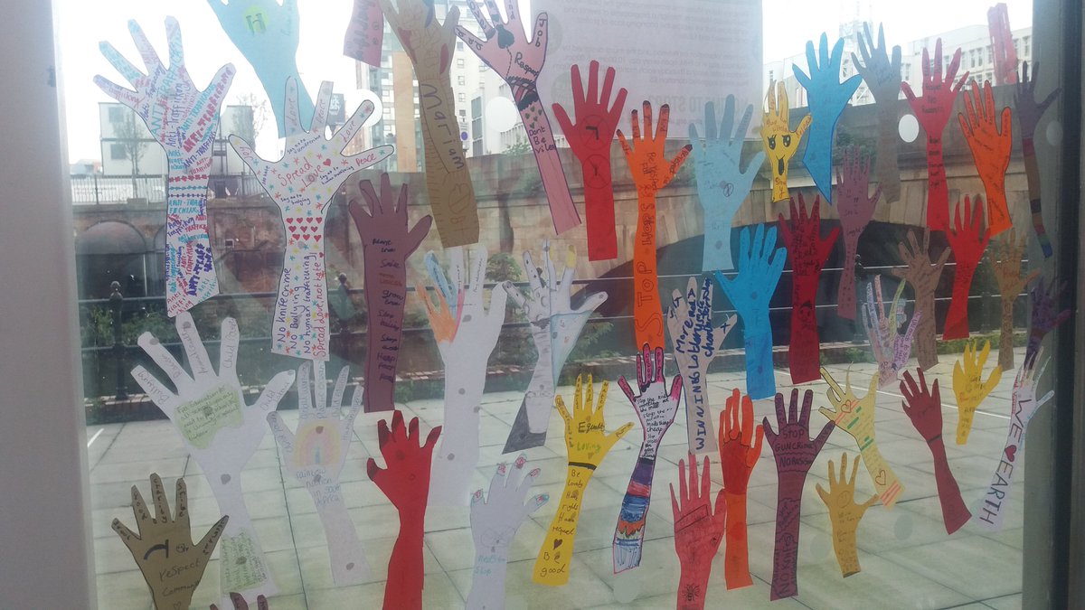 JDonnelly1984's tweet photo. Rise! We are installating thousands of hands rising up & giving voice to those who contributed from across the country and even some from France inspired by Peterloo #PHMPeterloo @PHMMcr @StanleyGrovePA @BuildBridgeArt https://t.co/ybxcAJ3fRx