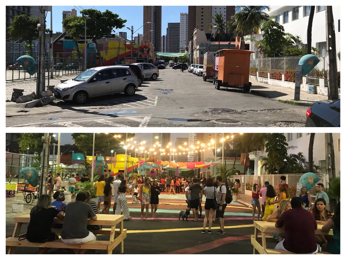 Ordenar el espacio público y propiciar mejores hábitos de movilidad para la regeneración urbana a partir de intervenciones de bajo costo. 
Así en Centro Cultural Dragão do Mar, Fortaleza Brasil.