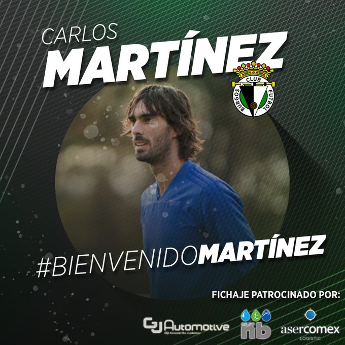 Carlos Martínez, nuevo jugador del Burgos.