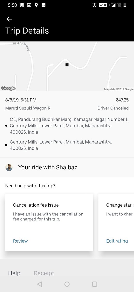 mansibhandari11's tweet photo. @Uber_India @Uber_Support Your drivers cancel after asking for location as can be seen in screenshots below and then you charge customers cancellation fee while they are frantically trying to rebook after waiting forever. https://t.co/exTFk3HJ9r