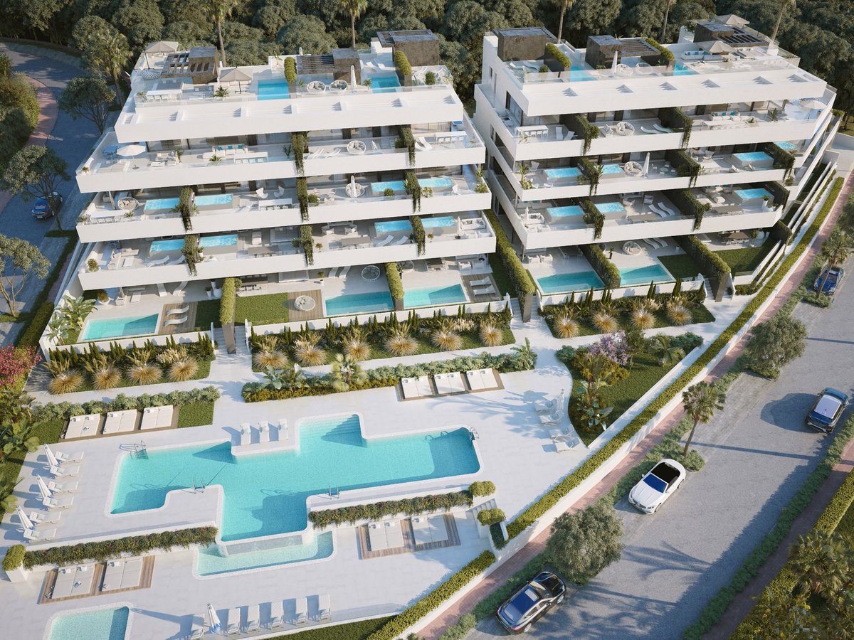 MarbellaDream's tweet photo. Apartment for sale in Estepona, El Campanario✨This new and modern complex composed of boutique penthouses and 29 totally exclusive apartments, has terraces with beautiful views of both the sea and the communal pool, this complex is characterized by its high quality of materials. https://t.co/p7YELDDp4S