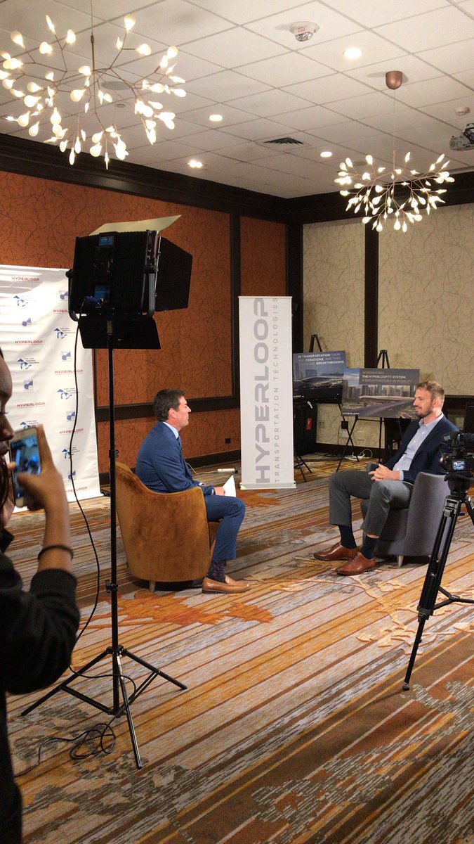 OhioFreight's tweet photo. Years not decades away for Great Lakes Hyperloop. Kicking off discussions with WKYC and HyperloopTT at the Ohio Conference on Freight. Aug 8-9 Westin Cleveland Downtown https://t.co/TKAXZC1xCN