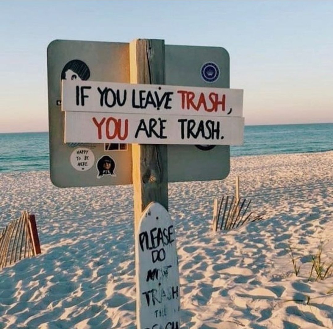 Majaa2012's tweet image. Zu diesem Post haben mich die ganzen Urlaubsbilder auf #instagram inspiriert. "If you leave trash, you are trash. Please do not leave trash at the beach!" Damit wir auch in Zukunft noch saubere Strände haben. 🌊☀️#PRuderwaslos #onkomm #Klimakrise #Trash