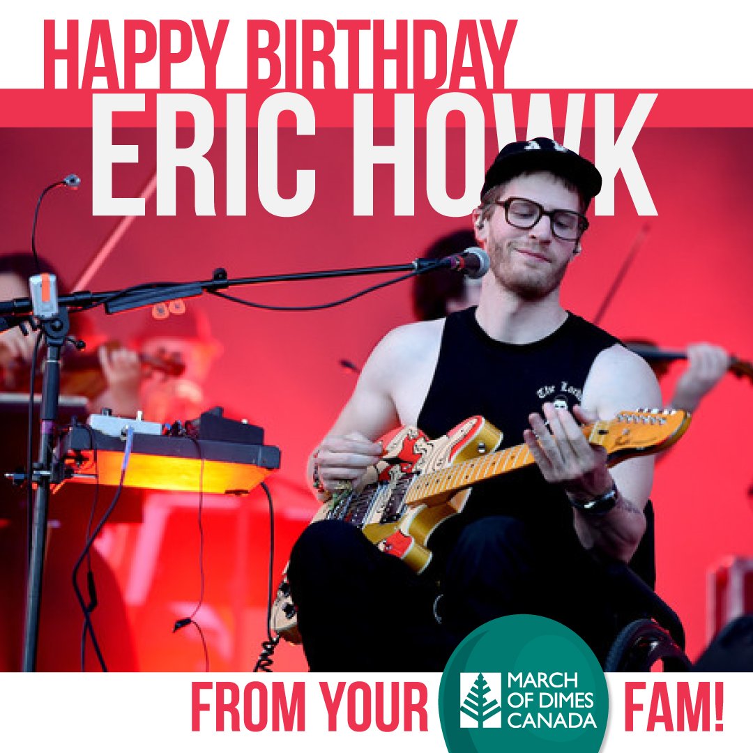 marchofdimescda's tweet photo. Happy Birthday to @EricHowk from @portugaltheman! ππ Thanks to you (& the band) for supporting the #MODCLIFE Program. Because of you, we've reached more young adults w/disabilities & provided the professional, & life skills needed when becoming an adult! Enjoy some cake! π https://t.co/hgsND293eD