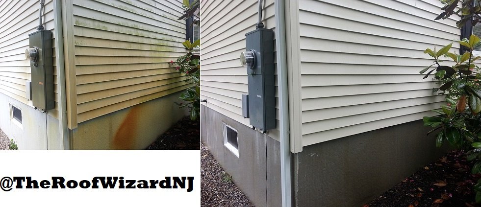 Yeah,<a href="/TheRoofWizardNJ/">The Roof Wizard</a>  has a treatment for that!
🧙‍♂️We can also tackle #HardWater and #Rust stains! 
👍#Siding
👍#Concrete
👍#MoldRemoval
Give us a Call Today!!
📞609-705-0093📞