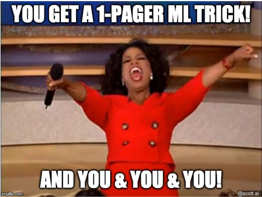 scottpenberthy's tweet photo. You can share the super short chapters on AI tricks with your colleagues to spread the word. https://t.co/RYCVsCSufU #memeified #ai #deeplearning https://t.co/lriNBYMyYS