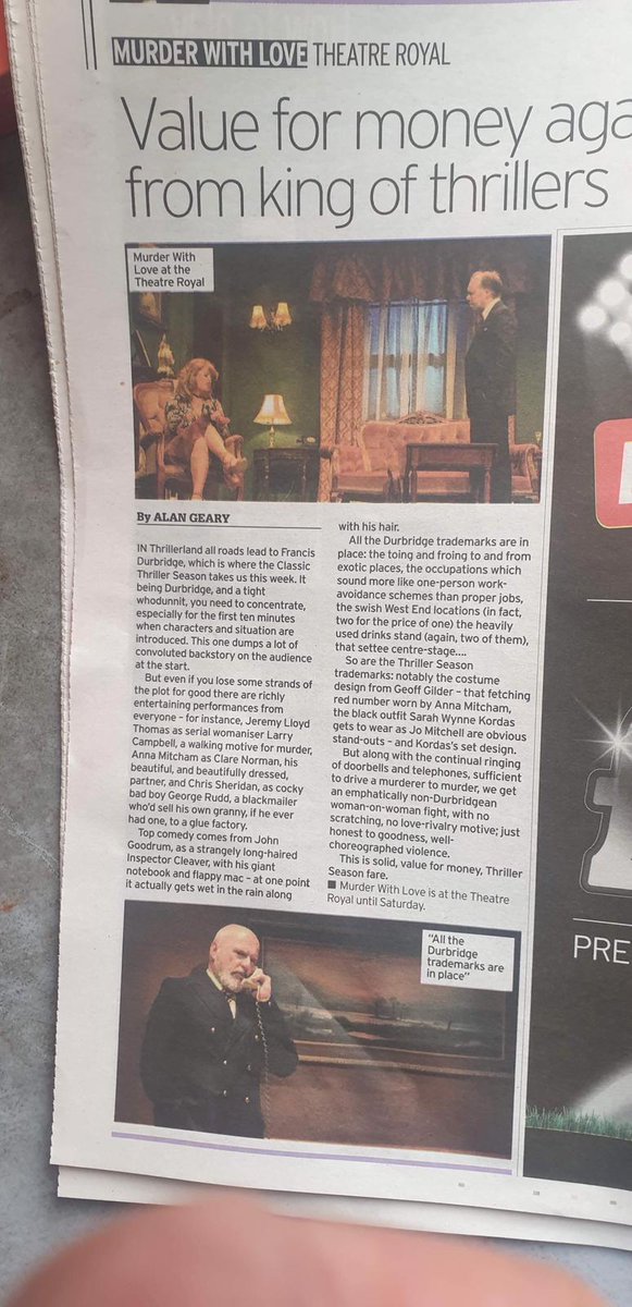 A nice mention for my fight choreography!