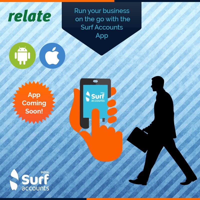 SurfAccountsInd's tweet photo. Run your business on the go with the Surf Accounts App. iOS and Android App coming soon. Keep an eye on our social media channels for the launch date in India.
https://t.co/BI4dZA2XGv
#SurfAccounts #SurfAccountsApp #MobileAccounting #AccountingApp #Accounting https://t.co/JCeMng71Q9