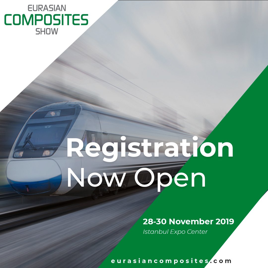 Register for free invitation for Eurasian Composites Show 2019 now!
Don’t forget to get your free pass to exhibition! Meet industry professionals who are directly in your target market!
#artkim #eurasiancomposites #composites #machine #chemicals #technology #industry #exhibition