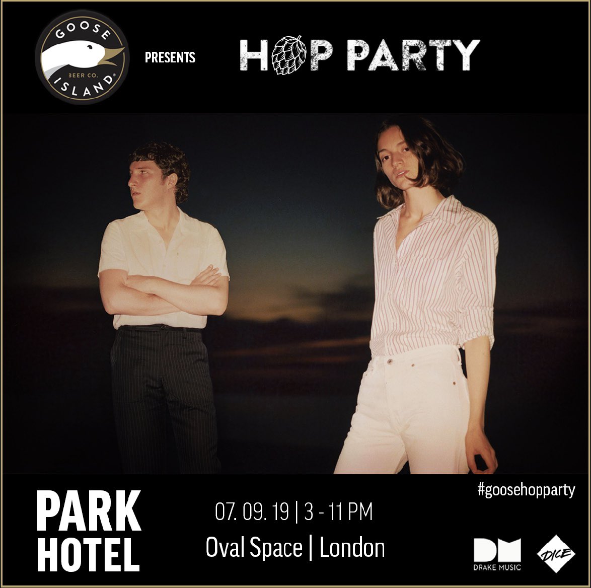 We’re really excited to be playing @GooseIslandLDN’s #GooseHopParty at London’s <a href="/OvalSpace/">OVAL SPACE</a>! Come join us, <a href="/BlossomsBand/">BLOSSOMS</a>, <a href="/shamebanduk/">shame</a>, <a href="/RobdaBank/">Rob da Bank</a>, <a href="/mysteryjets/">Mystery Jets</a> and more - link.dice.fm/goose-island-h…