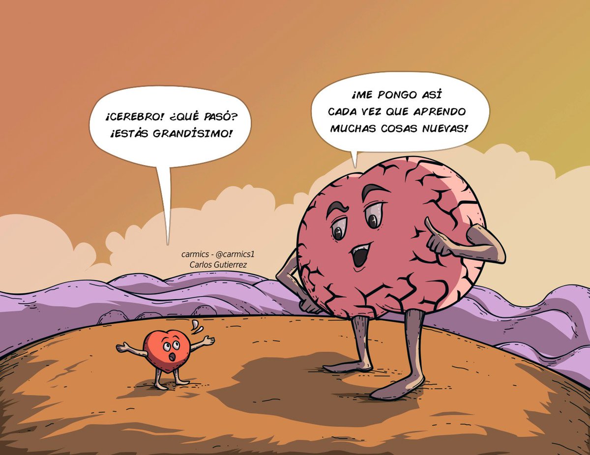 carmics1's tweet photo. #8Ago Cuando el conocimiento es poder.
#CorazonYCerebro #Memes #carmics #pensamientos #FelizJueves 
@AYUDAentreArtis @Ayuda_artista 
@CaricaturasVe https://t.co/IDjV85cxtN